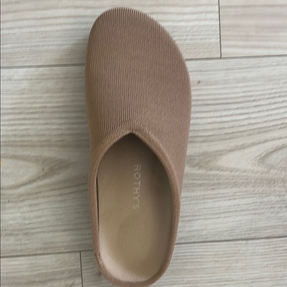 Rothy's Shoes - Rothy's Slip-On Mule in Light Brown Knit
